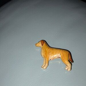 Adorable Tan Dog Figurine